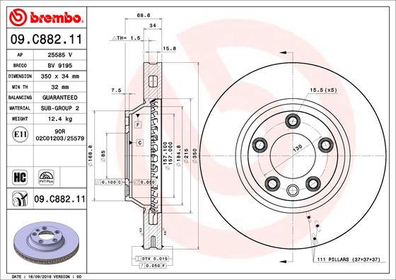 AP 25585 V - Brake Disc autospares.lv