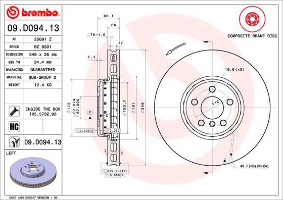 AP 25691 Z - Brake Disc autospares.lv