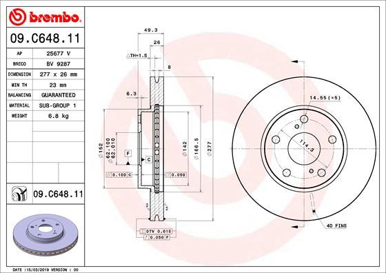 AP 25677V - Brake Disc autospares.lv