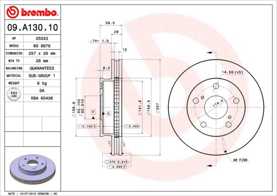 AP 25023 - Brake Disc autospares.lv