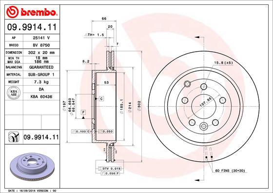 AP 25141 V - Brake Disc autospares.lv