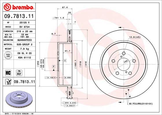 AP 25125 V - Brake Disc autospares.lv