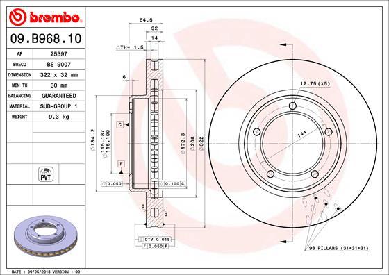 AP 25397 - Brake Disc autospares.lv