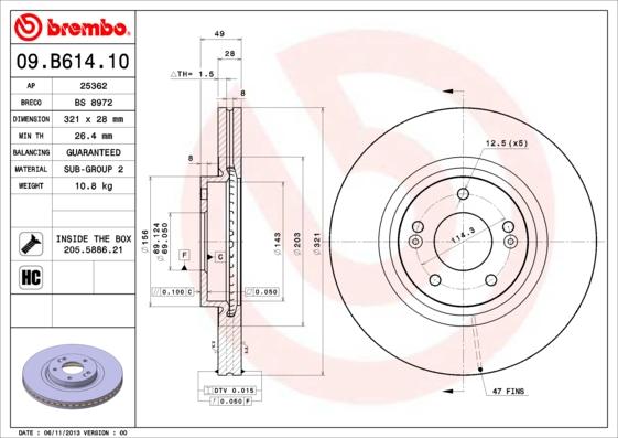 AP 25362 - Brake Disc autospares.lv