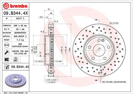 AP 25317 X - Brake Disc autospares.lv