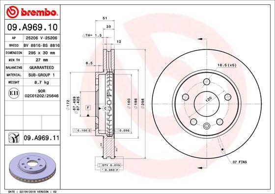 AP 25206 - Brake Disc autospares.lv