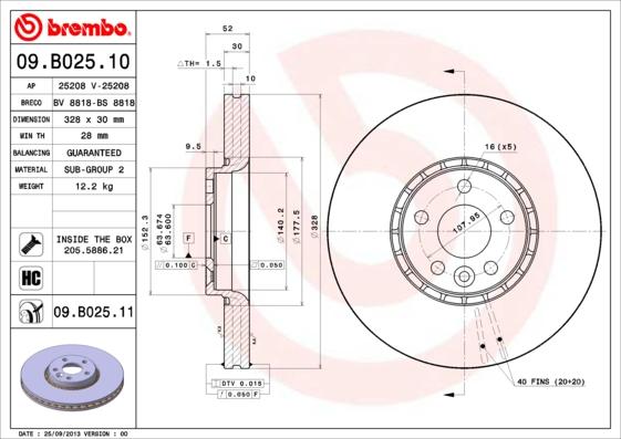 AP 25208 - Brake Disc autospares.lv