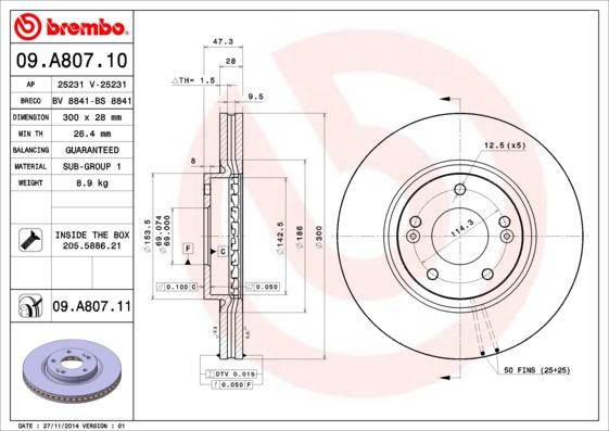 AP 25231 - Brake Disc autospares.lv