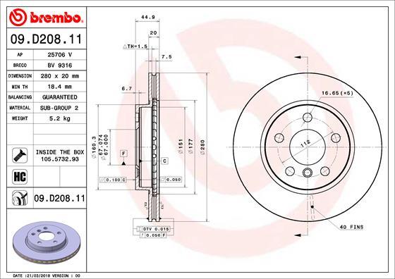 AP 25706 V - Brake Disc autospares.lv