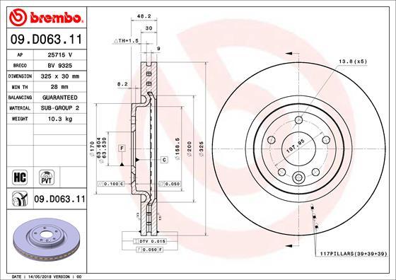 AP 25715 V - Brake Disc autospares.lv