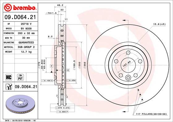 AP 25718 V - Brake Disc autospares.lv