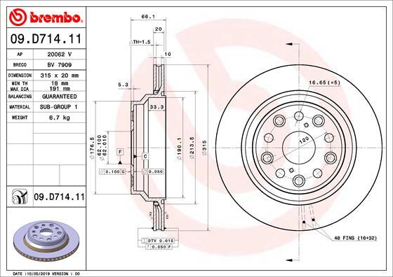 AP 20062 V - Brake Disc autospares.lv