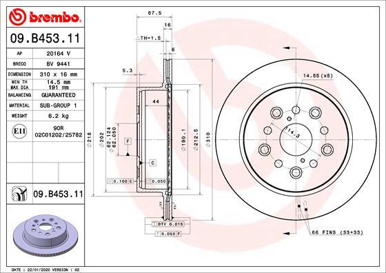 AP 20164 V - Brake Disc autospares.lv