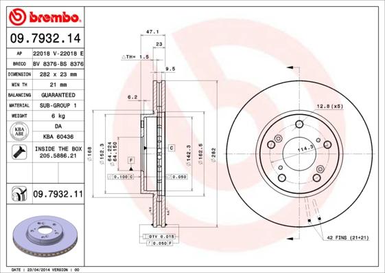 AP 22018 E - Brake Disc autospares.lv