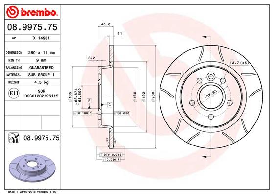 AP X 14901 - Brake Disc autospares.lv