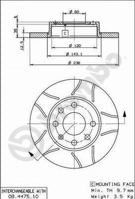 AP X 10170 - Brake Disc autospares.lv