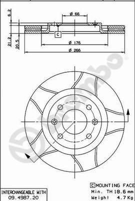 AP X 24914 - Brake Disc autospares.lv