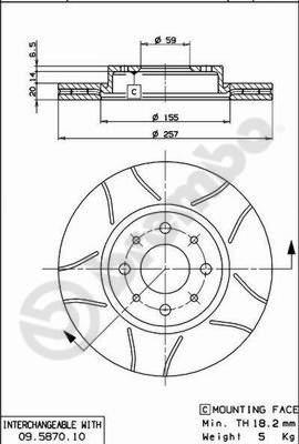 AP X 24499 - Brake Disc autospares.lv