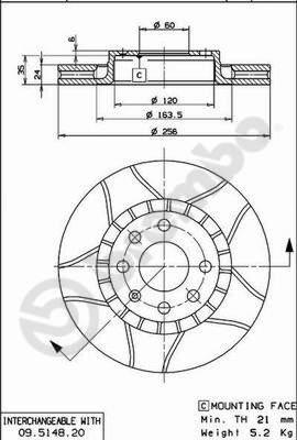 AP X 24695 - Brake Disc autospares.lv