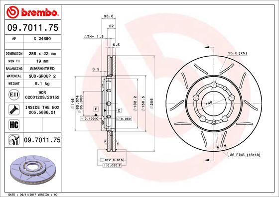 AP X 24690 - Brake Disc autospares.lv