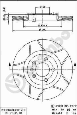 AP X 24691 - Brake Disc autospares.lv