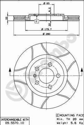 AP X 24358 - Brake Disc autospares.lv