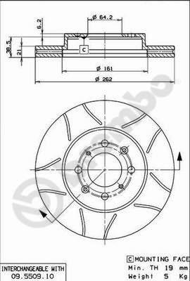 AP X 24335 - Brake Disc autospares.lv