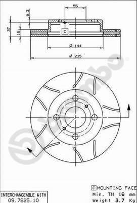 AP X 24770 - Brake Disc autospares.lv