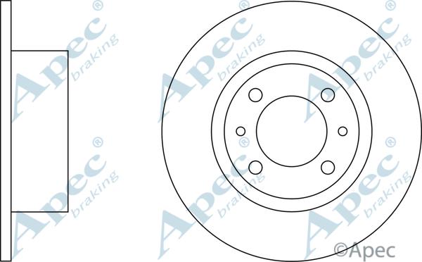 Dynamatrix DBD035 - Brake Disc autospares.lv