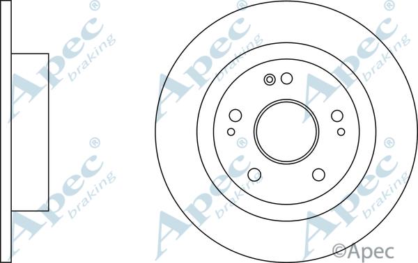 DJ Parts BD3006 - Brake Disc autospares.lv