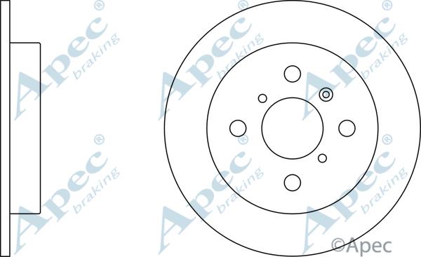 Pemebla JAPDP-603 - Brake Disc autospares.lv