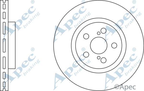 Japanparts DI235AF - Brake Disc autospares.lv