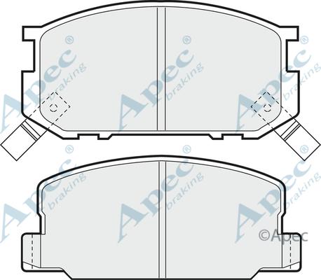 HELLA PAGID T0018 - Brake Pad Set, disc brake autospares.lv