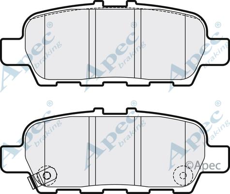 COLDAX CB210519 - Brake Pad Set, disc brake autospares.lv