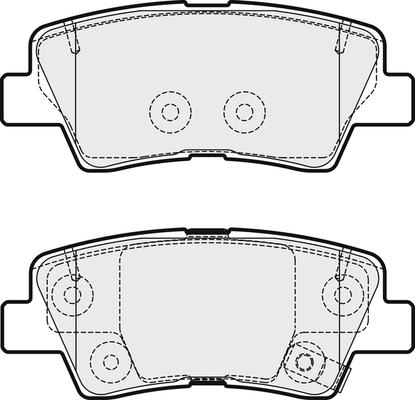 Textar TX0891 - Brake Pad Set, disc brake autospares.lv