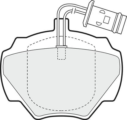 Stark SKBP-0011573 - Brake Pad Set, disc brake autospares.lv