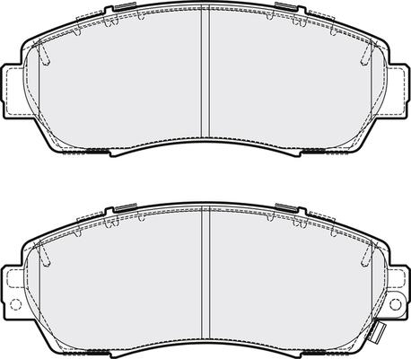 BENDIX 510590 - Brake Pad Set, disc brake autospares.lv