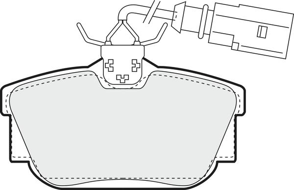 Valeo 302424 - Brake Pad Set, disc brake autospares.lv