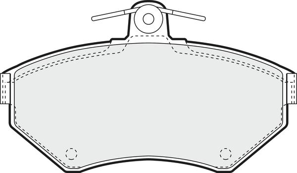 Valeo 302437 - Brake Pad Set, disc brake autospares.lv