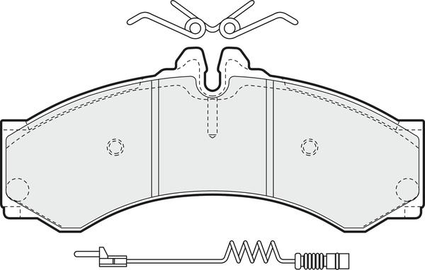 Mercedes-Benz (BBDC) 84204620 - Brake Pad Set, disc brake autospares.lv