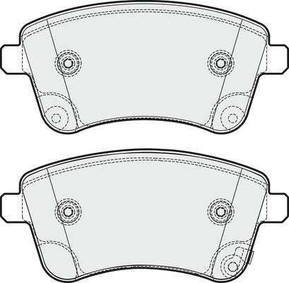 GMC 2518401 - Brake Pad Set, disc brake autospares.lv