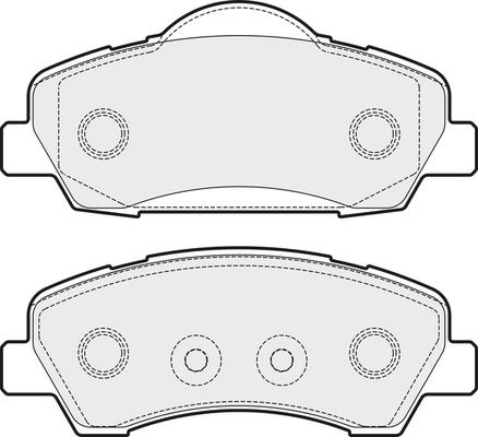 WWA 25250 - Brake Pad Set, disc brake autospares.lv