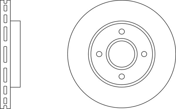 Mintex MDC773C - Brake Disc autospares.lv