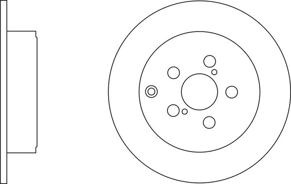 ATE 426141 - Brake Disc autospares.lv