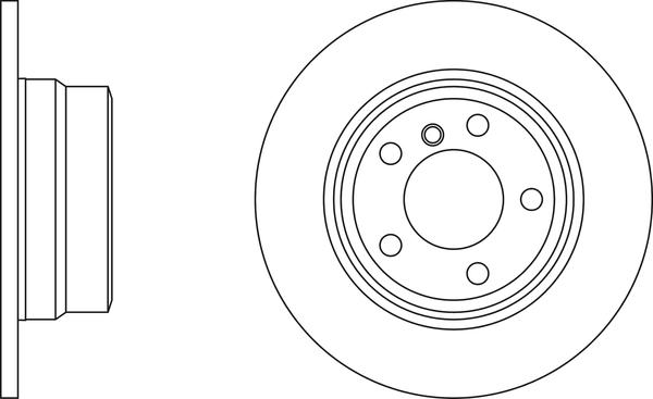 Metzger 14848 - Brake Disc autospares.lv