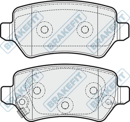 Valeo 671584 - Brake Pad Set, disc brake autospares.lv