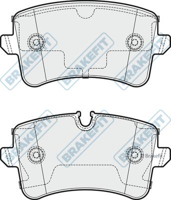 Kamoka JQ101368 - Brake Pad Set, disc brake autospares.lv