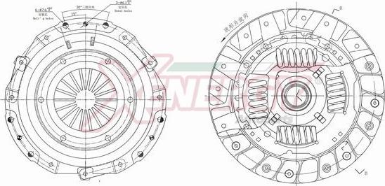 AP XENERGY VKFTA8001 - Clutch Kit autospares.lv