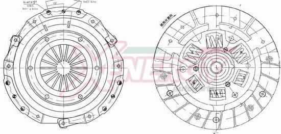 AP XENERGY VKFTA800726 - Clutch Kit autospares.lv