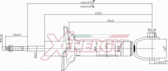 AP XENERGY X952341 - Shock Absorber autospares.lv